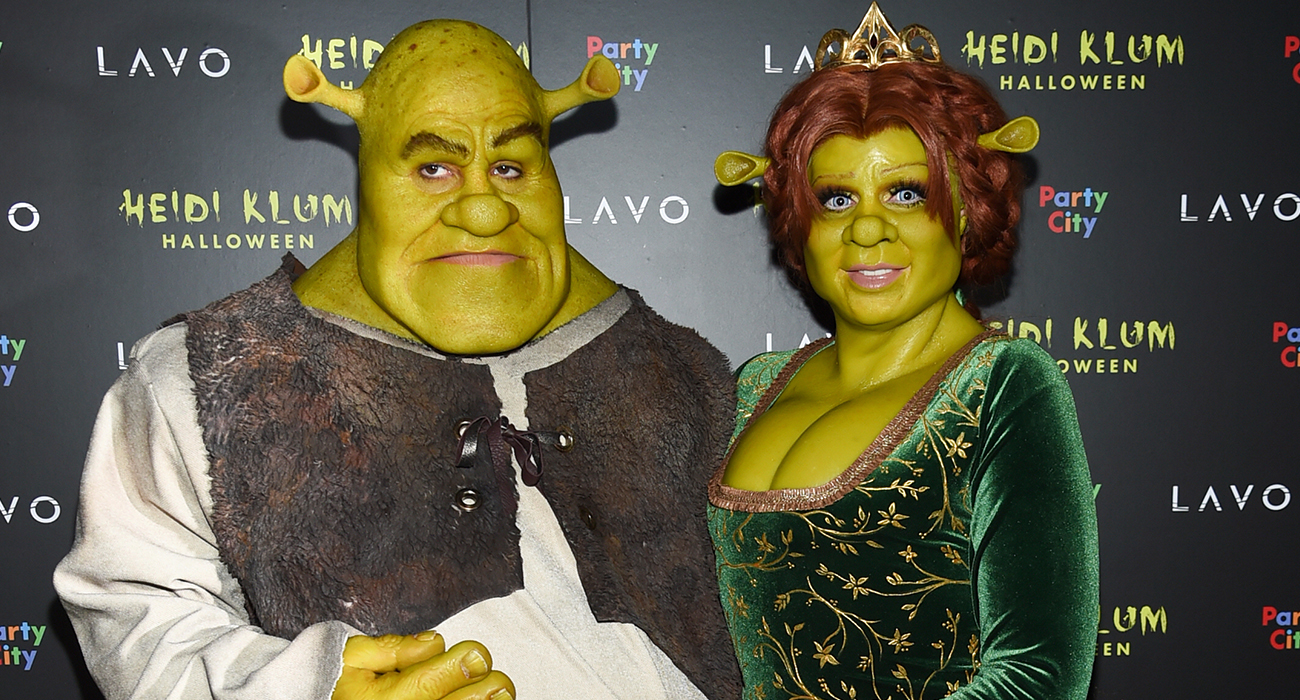 HEIDI KLUM CADILAR BAYRAMI İÇİN SHREK FİLMİNİ SEÇTİ 