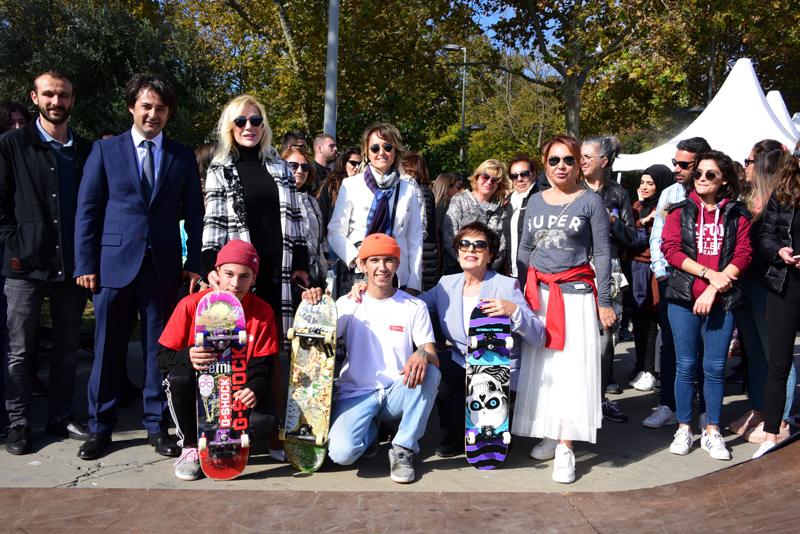 KAYKAY SPORUNA DESTEK VERDİLER