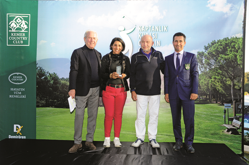 KAPTANLIK TURNUVASINDA ÜNLÜ GOLFÇÜLER SAHADA