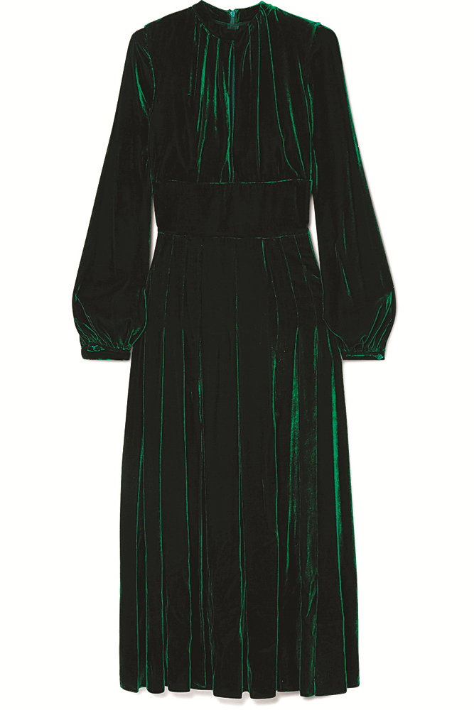 YILBAŞINDA YEŞİL KADİFE ŞIKLIĞI