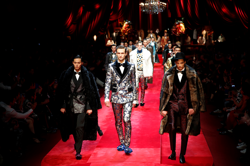 MİLANO ERKEK MODA HAFTASINDA DOLCE&GABBANA