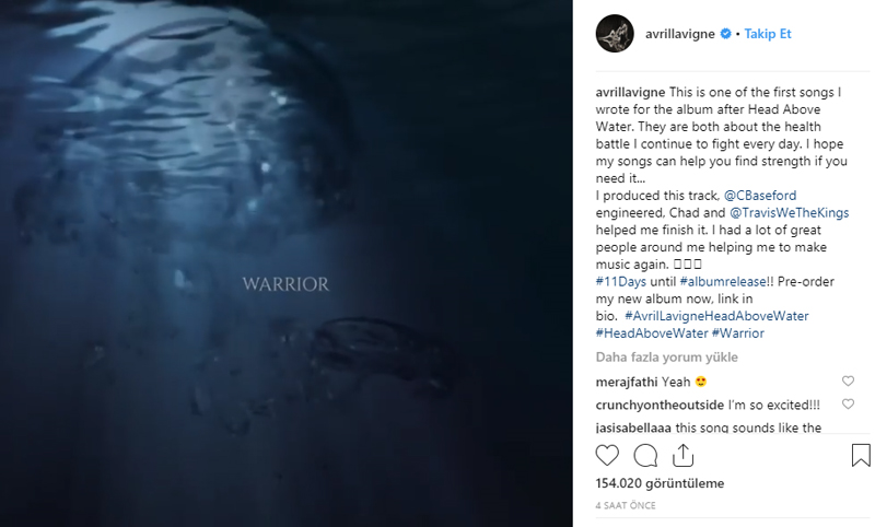 AVRIL LAVIGNE'DEN YENİ ALBÜM