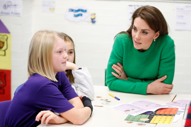 KATE MIDDLETON OKUL ZİYARETİNDE