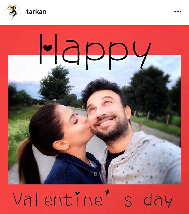 ÜNLÜLERDEN SEVGİLİLER GÜNÜ PAYLAŞIMLARI