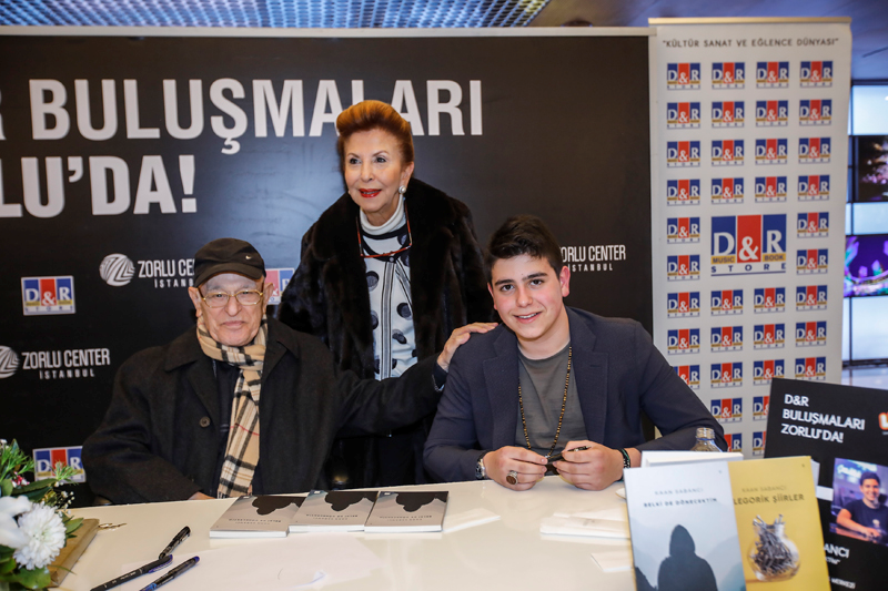 KAAN SABANCIDAN İMZA GÜNÜ