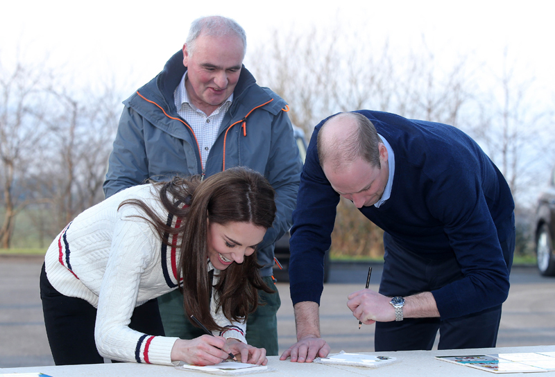 KATE MIDDLETON VE PRENS WILLIAM'IN KUZEY İRLANDA SEYAHATİ