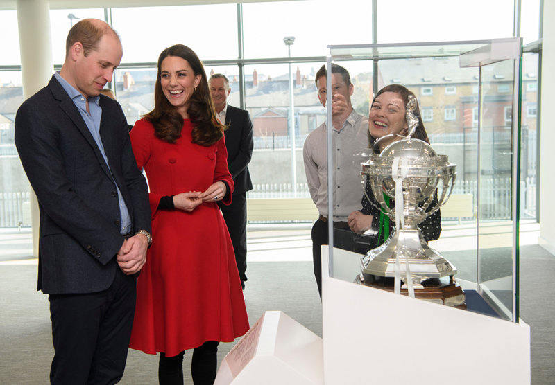 KATE MIDDLETON VE PRENS WILLIAM'IN KUZEY İRLANDA SEYAHATİ