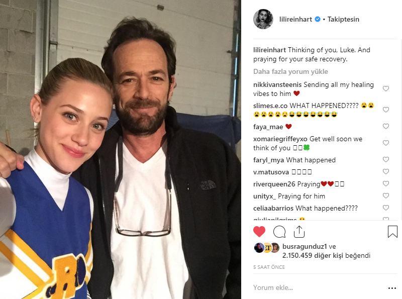 LUKE PERRY'DEN ÜZEN HABER