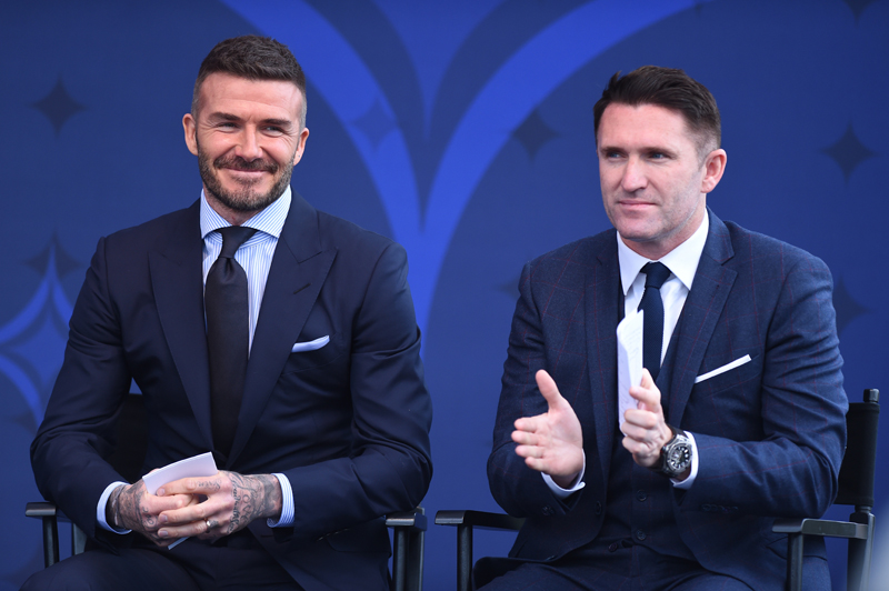 DAVID BECKHAM'IN YENİ HEYKELİ