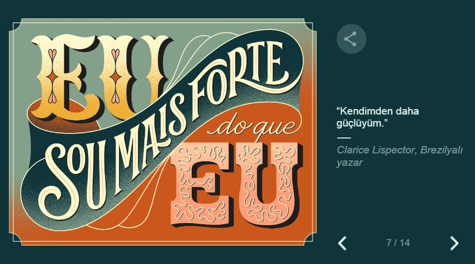 GOOGLE'DAN KADINLAR GÜNÜ'NE ÖZEL 'DOODLE'