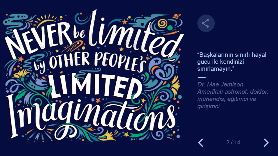 GOOGLE'DAN KADINLAR GÜNÜ'NE ÖZEL 'DOODLE'