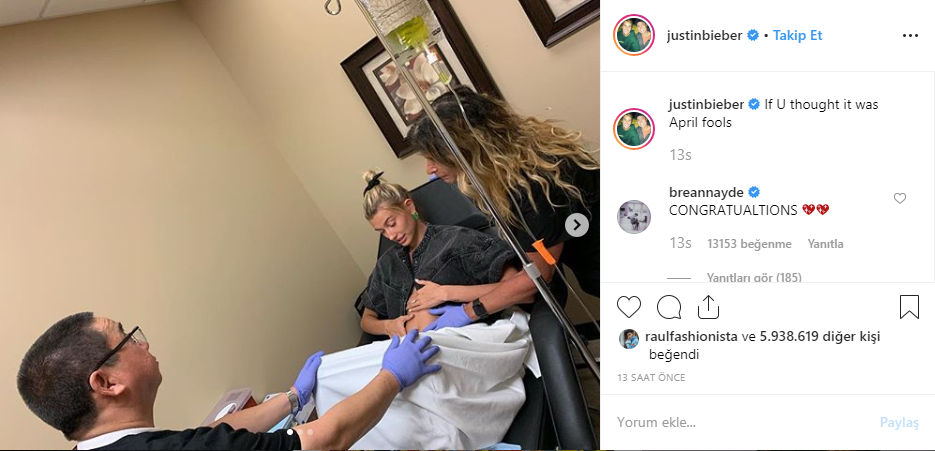JUSTIN BIEBER VE HAILEY BALDWIN HERKESİ KANDIRDI