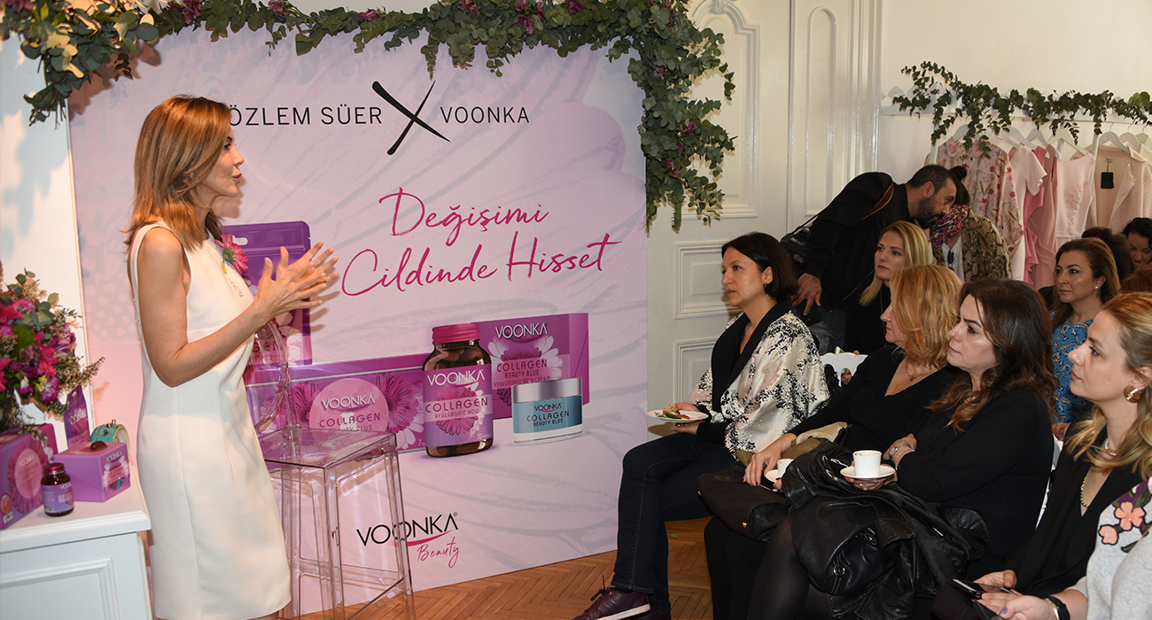 'VOONKA BEAUTY' AİLESİNE ÖZLEM SÜER ELİ DEĞDİ