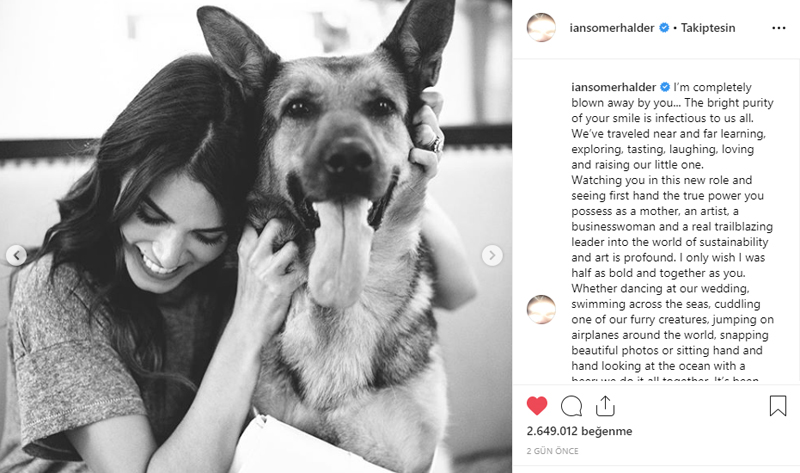 IAN SOMELHALDER'DAN ROMANTİK KUTLAMA