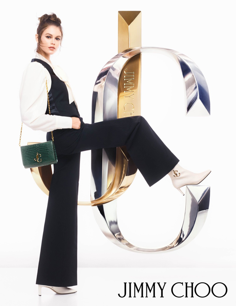 KAIA GERBER JIMMY CHOONUN YENİ KAMPANYASINDA