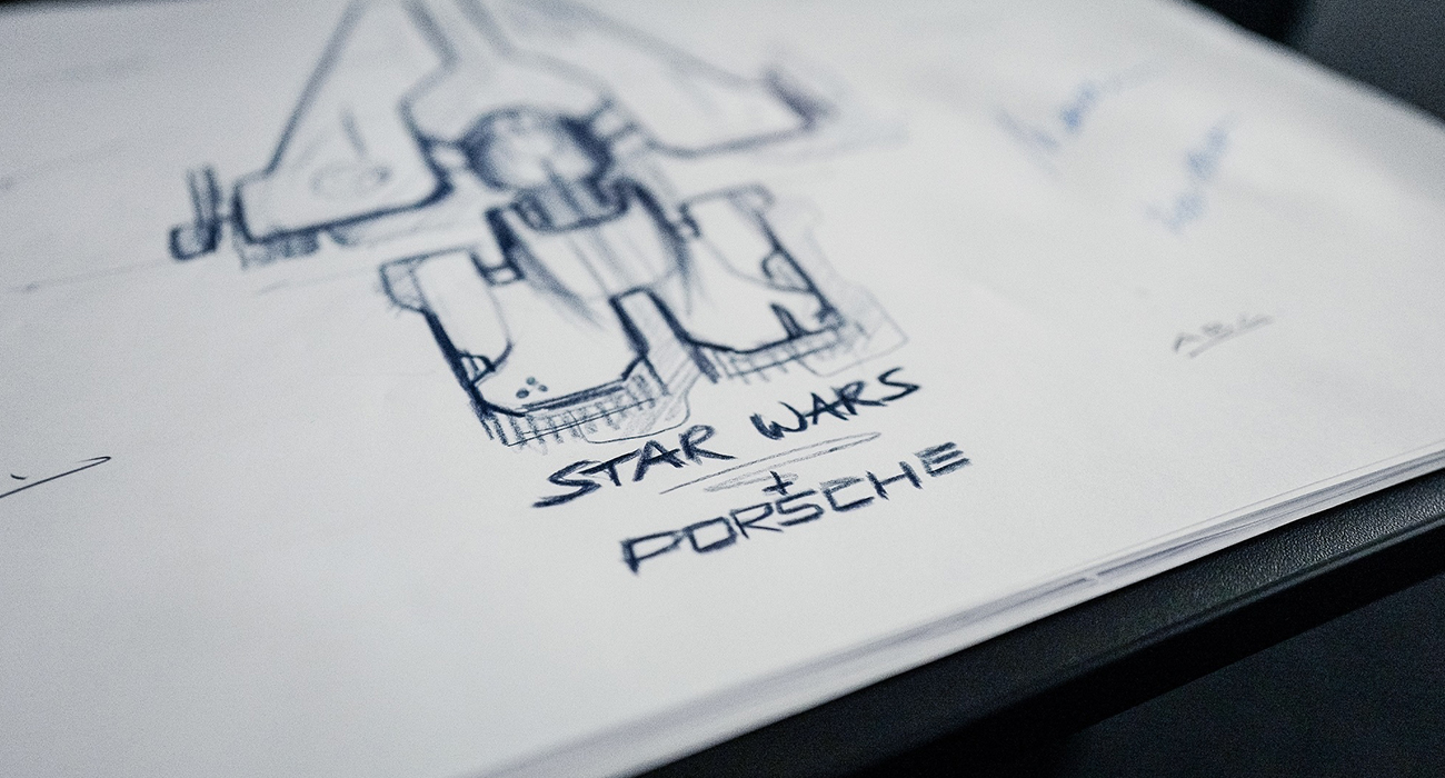 PORSCHE VE LUCASFILM STAR WARS İÇİN UZAY GEMISI TASARLIYOR
