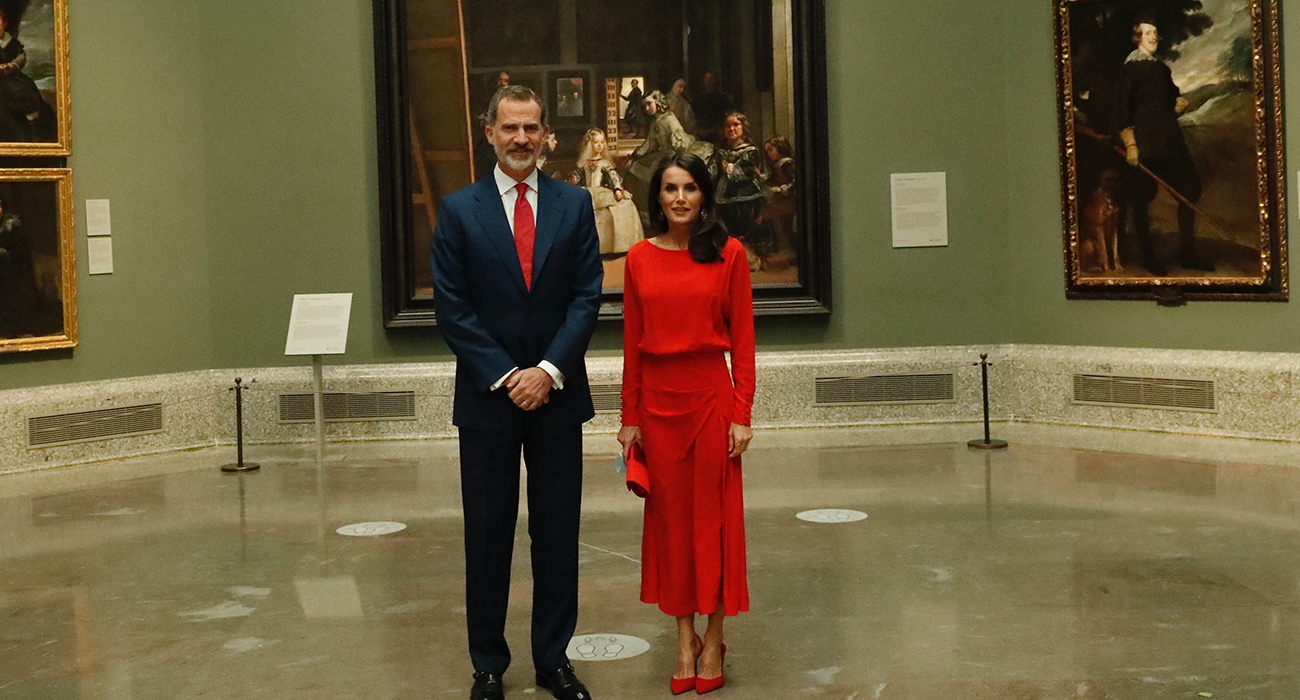 İSPANYA'NIN KRALİYET AİLESİ PRADO MÜZESİ'Nİ ZİYARET ETTİ