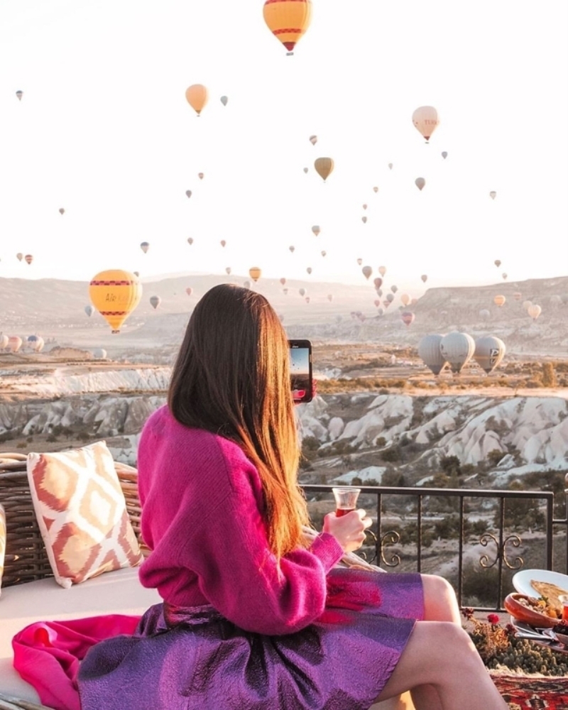 Sonbaharı Kapadokya'da Geçiren Influencer'lar