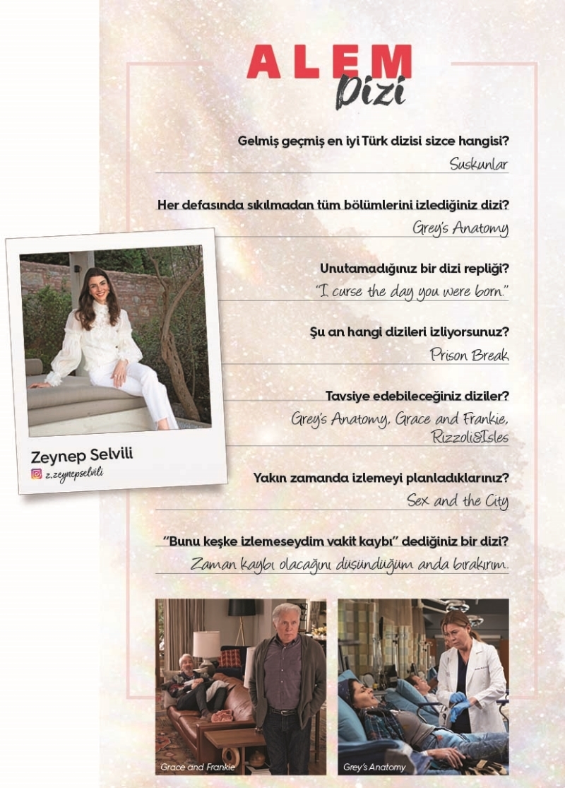 Ünlü İsimlerden Dizi Tavsiyeleri