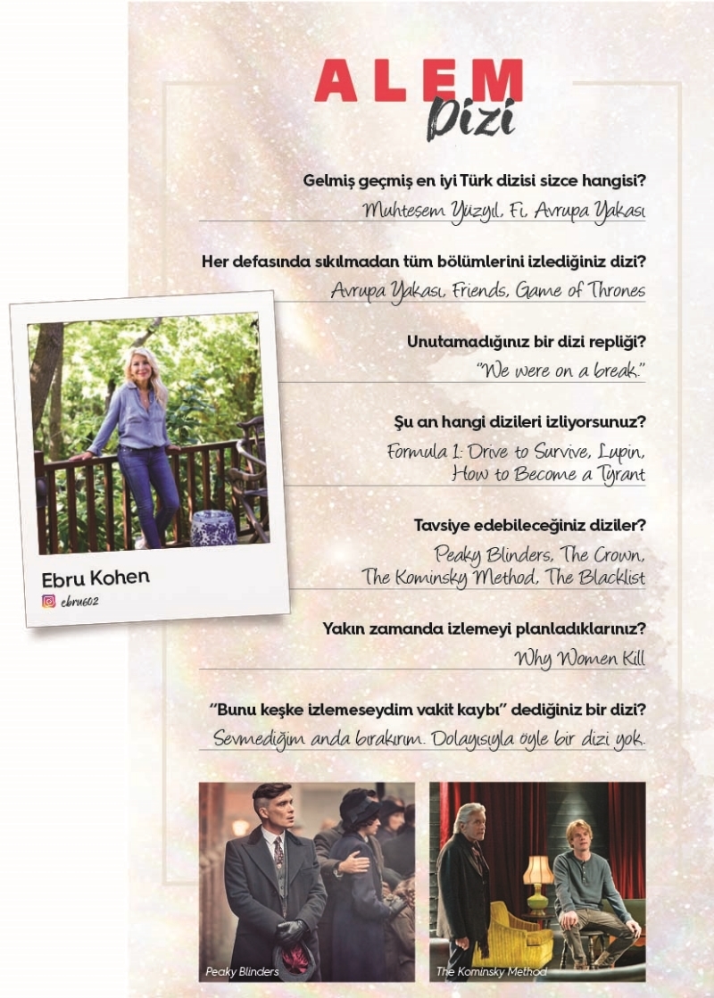 Ünlü İsimlerden Dizi Tavsiyeleri