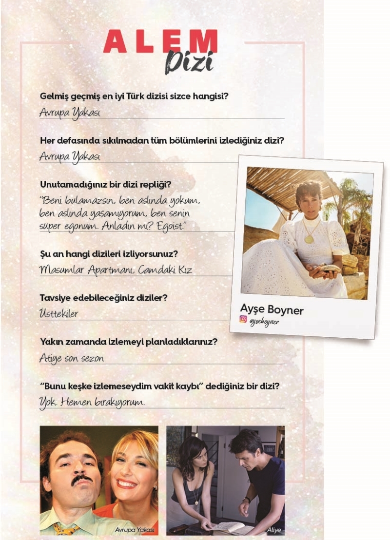 Ünlü İsimlerden Dizi Tavsiyeleri