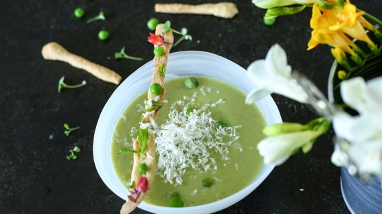 Sütlü Bezelye Çorbası Tarifi