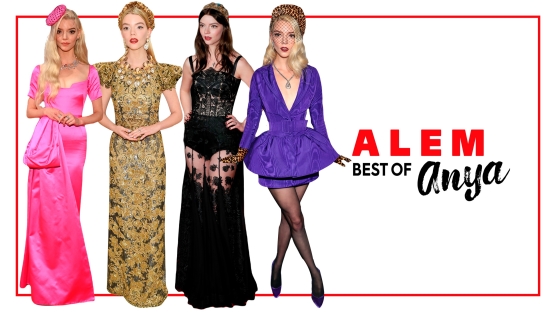 Anya-Taylor Joy'un En İyi 10 Kırmızı Halı Stili