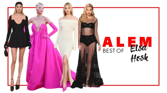 Elsa Hosk'un En İyi 10 Kırmızı Halı Stili