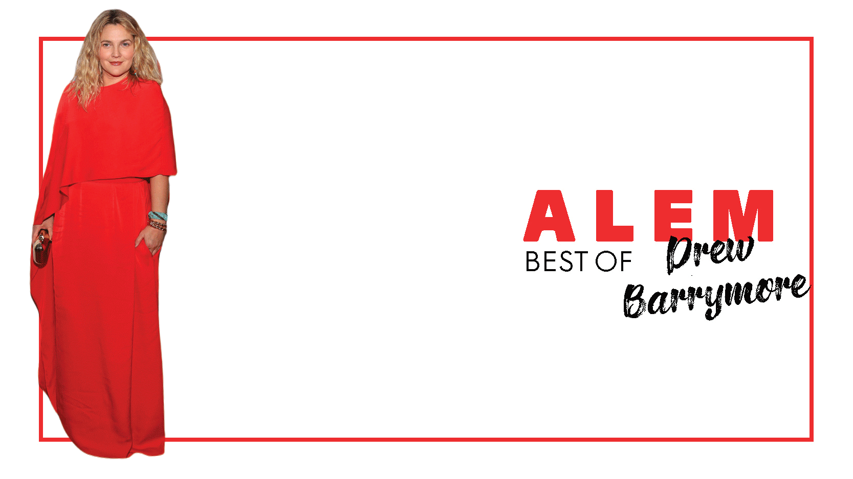 Drew Barrymore'un En İyi 10 Kırmızı Halı Stili