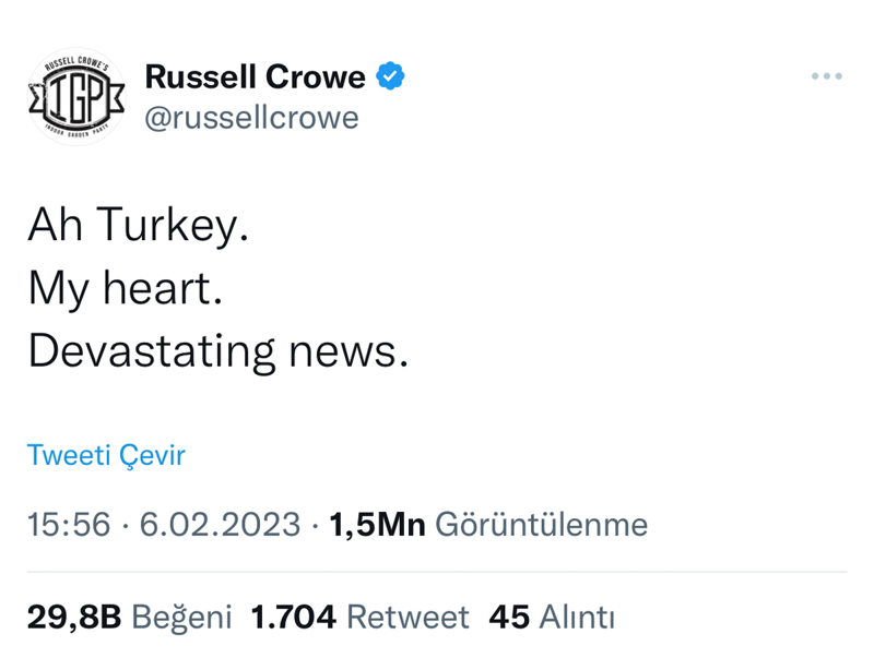 Dünyanın Dört Bir Yanından Türkiye'ye Destek